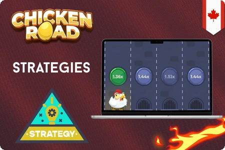 Chicken Road chicken hopping across manhole covers with multipliers 1.36x–1.53x on laptop screen